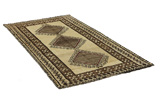 Gabbeh - Qashqai Persian Carpet 214x110 - Picture 1