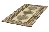 Gabbeh - Qashqai Persian Carpet 214x110 - Picture 2