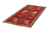 Gabbeh - Qashqai Persian Carpet 222x106 - Picture 2