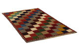 Gabbeh - Bakhtiari Persian Carpet 207x123 - Picture 1
