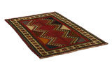 Gabbeh - Qashqai Persian Carpet 193x117 - Picture 1