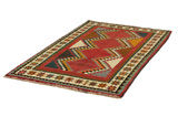 Gabbeh - Qashqai Persian Carpet 193x117 - Picture 2