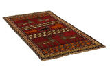 Gabbeh - Qashqai Persian Carpet 205x104 - Picture 1