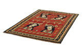 Gabbeh - Qashqai Persian Carpet 217x154 - Picture 2