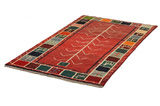 Gabbeh - Qashqai Persian Carpet 225x128 - Picture 2