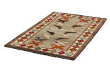 Gabbeh - Qashqai Persian Carpet 159x101 - Picture 2