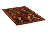 Gabbeh - Qashqai Persian Carpet 146x94 - Picture 1