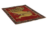 Gabbeh - Qashqai Persian Carpet 152x109 - Picture 1