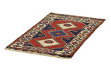 Yalameh - Qashqai Persian Carpet 118x70 - Picture 2