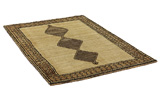 Gabbeh - Qashqai Persian Carpet 211x135 - Picture 1