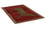 Gabbeh - Qashqai Persian Carpet 185x114 - Picture 1