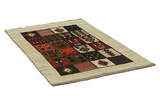 Gabbeh - Bakhtiari Persian Carpet 164x102 - Picture 1