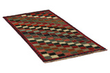 Gabbeh - Bakhtiari Persian Carpet 183x83 - Picture 1