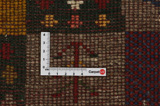 Gabbeh - Bakhtiari Persian Carpet 145x99 - Picture 4