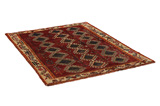 Gabbeh - Qashqai Persian Carpet 191x141 - Picture 1