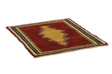 Gabbeh - Qashqai Persian Carpet 116x99 - Picture 1