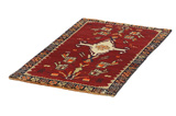 Gabbeh - Qashqai Persian Carpet 130x72 - Picture 2