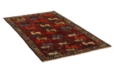 Gabbeh - Qashqai Persian Carpet 220x119 - Picture 1