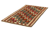 Gabbeh - Bakhtiari Persian Carpet 219x116 - Picture 2