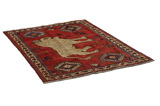 Gabbeh - Qashqai Persian Carpet 173x128 - Picture 1