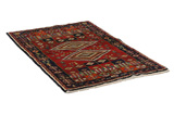 Gabbeh - Qashqai Persian Carpet 156x92 - Picture 1