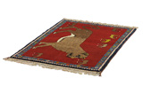 Gabbeh - Qashqai Persian Carpet 142x102 - Picture 2