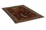 Gabbeh - Qashqai Persian Carpet 164x104 - Picture 1