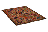 Gabbeh - Bakhtiari Persian Carpet 155x108 - Picture 1