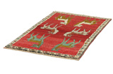 Gabbeh - Qashqai Persian Carpet 141x86 - Picture 2