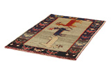 Gabbeh - Qashqai Persian Carpet 157x101 - Picture 2