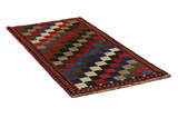Gabbeh - Bakhtiari Persian Carpet 176x84 - Picture 1