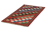 Gabbeh - Bakhtiari Persian Carpet 176x84 - Picture 2