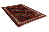 Gabbeh - Bakhtiari Persian Carpet 282x182 - Picture 1