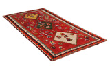 Gabbeh - Qashqai Persian Carpet 215x112 - Picture 1