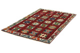 Gabbeh - Bakhtiari Persian Carpet 190x127 - Picture 2