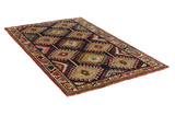 Qashqai - Yalameh Persian Carpet 224x137 - Picture 1