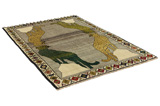 Gabbeh - Qashqai Persian Carpet 217x154 - Picture 1