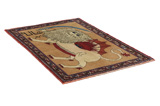 Kashkooli - Gabbeh Persian Carpet 153x105 - Picture 1