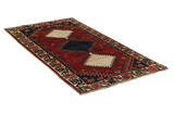 Gabbeh - Qashqai Persian Carpet 195x104 - Picture 1