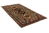 Gabbeh - Qashqai Persian Carpet 288x147 - Picture 1