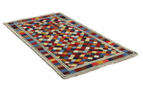 Gabbeh - Bakhtiari Persian Carpet 186x104 - Picture 1