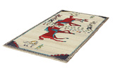 Gabbeh - Qashqai Persian Carpet 210x118 - Picture 2
