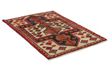 Gabbeh - Bakhtiari Persian Carpet 162x109 - Picture 1