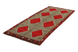 Gabbeh - Qashqai Persian Carpet 248x101 - Picture 2