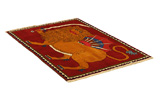 Kashkooli - Gabbeh Persian Carpet 144x101 - Picture 1