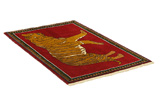 Kashkooli - Gabbeh Persian Carpet 128x82 - Picture 1