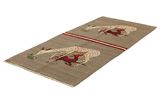 Gabbeh - Qashqai Persian Carpet 244x107 - Picture 2