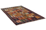 Gabbeh - Bakhtiari Persian Carpet 212x126 - Picture 1
