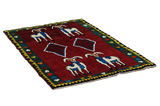 Gabbeh - Qashqai Persian Carpet 165x105 - Picture 1