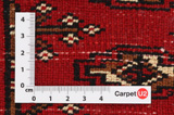 Yomut - Bokhara Persian Carpet 95x99 - Picture 4